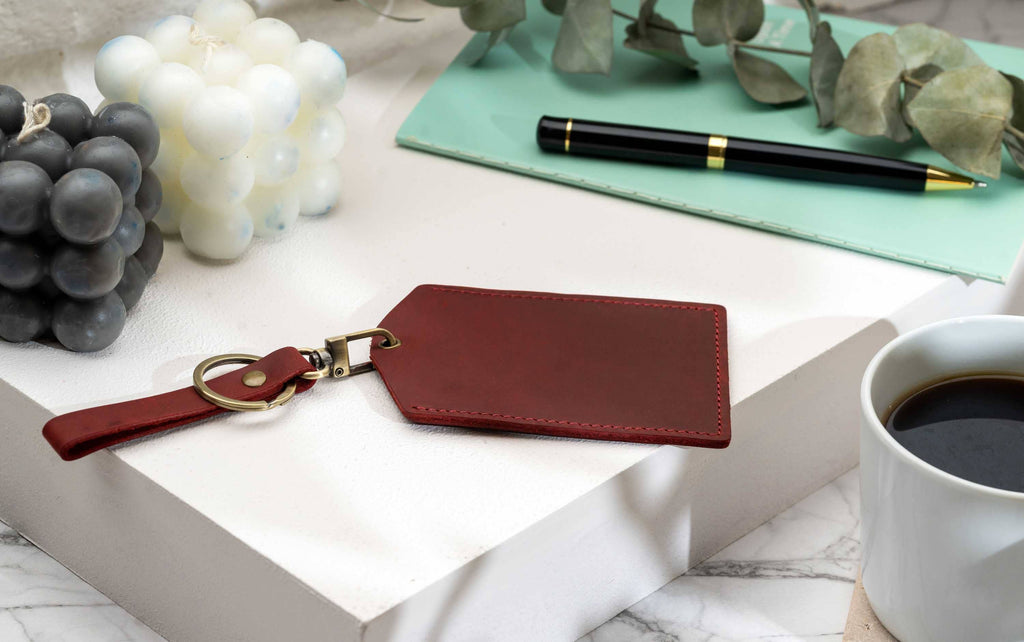 Genuine Leather luggage tags