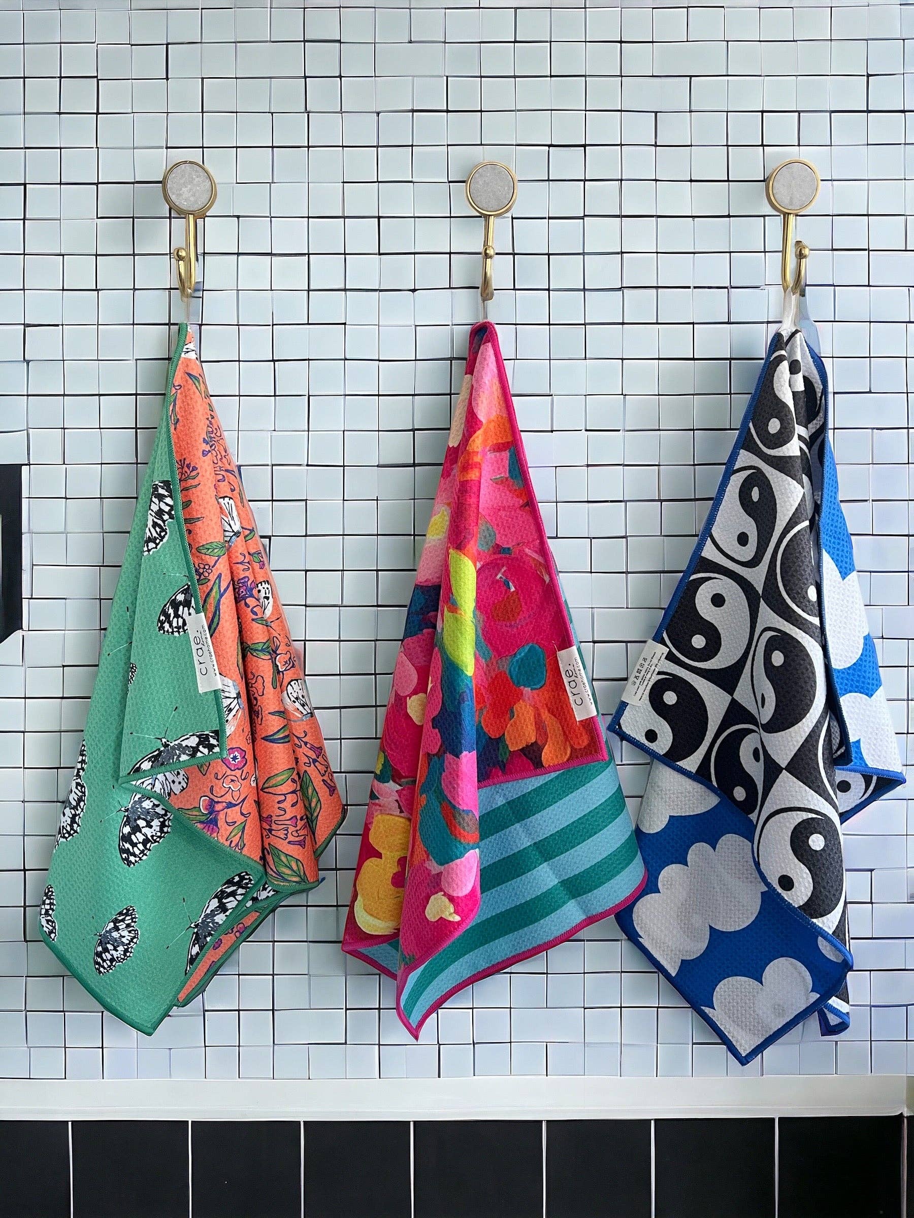 Etching: Reversible Hand Towel -Crae.Home -