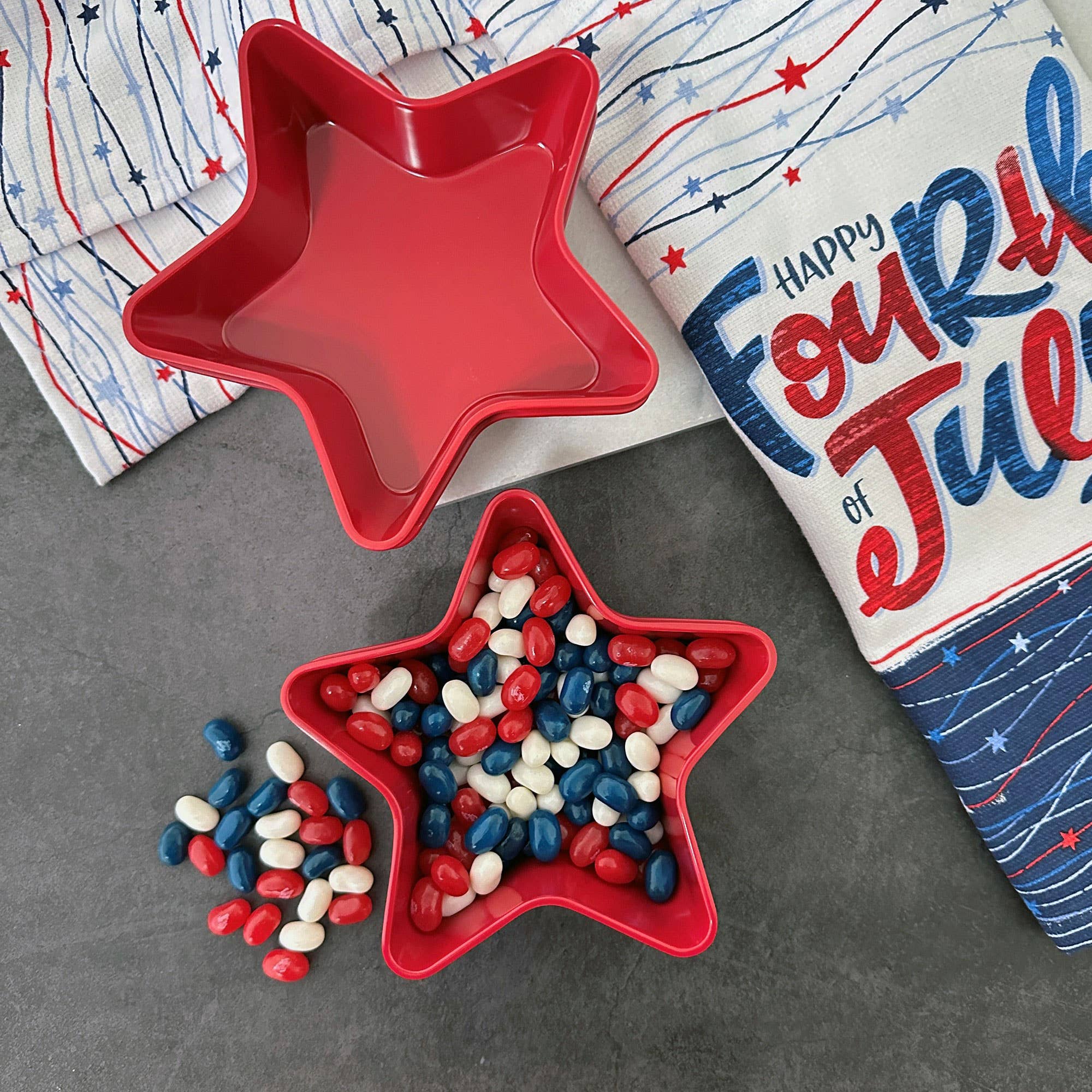 Patriotic Star Melamine 5 1/2" Bowl