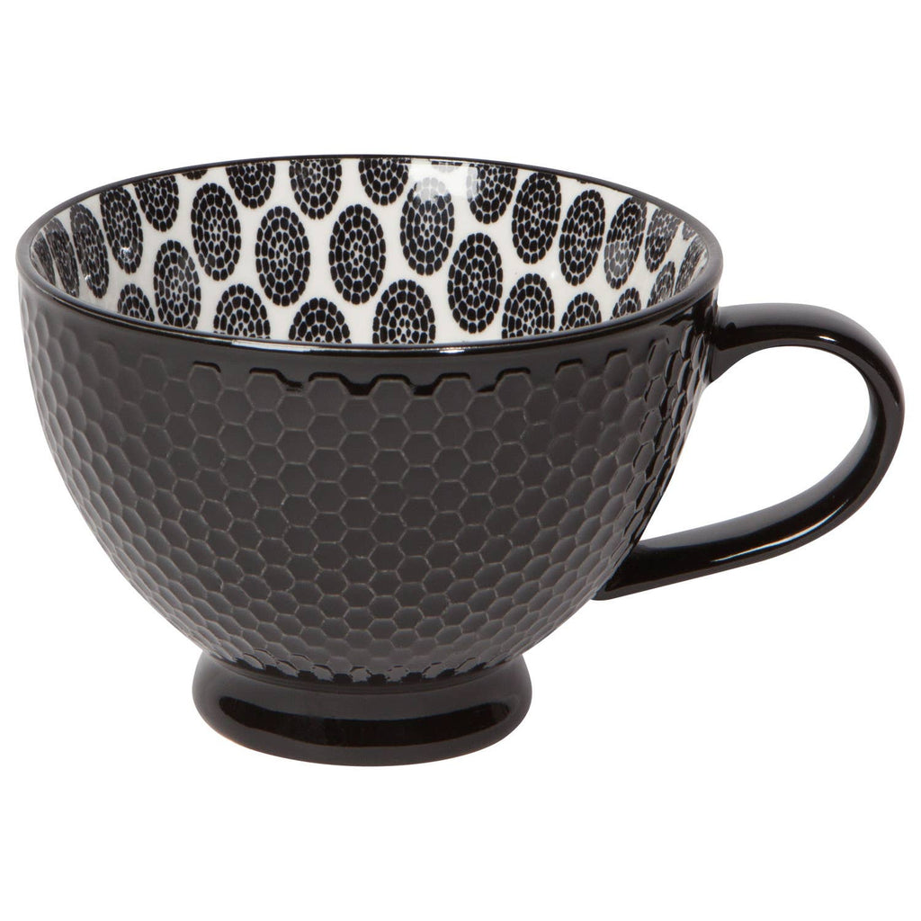 Black Latte Mug 14 oz