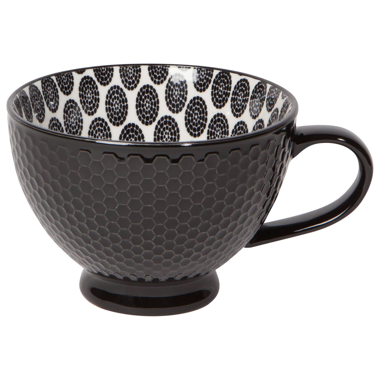 Black Latte Mug 14 oz