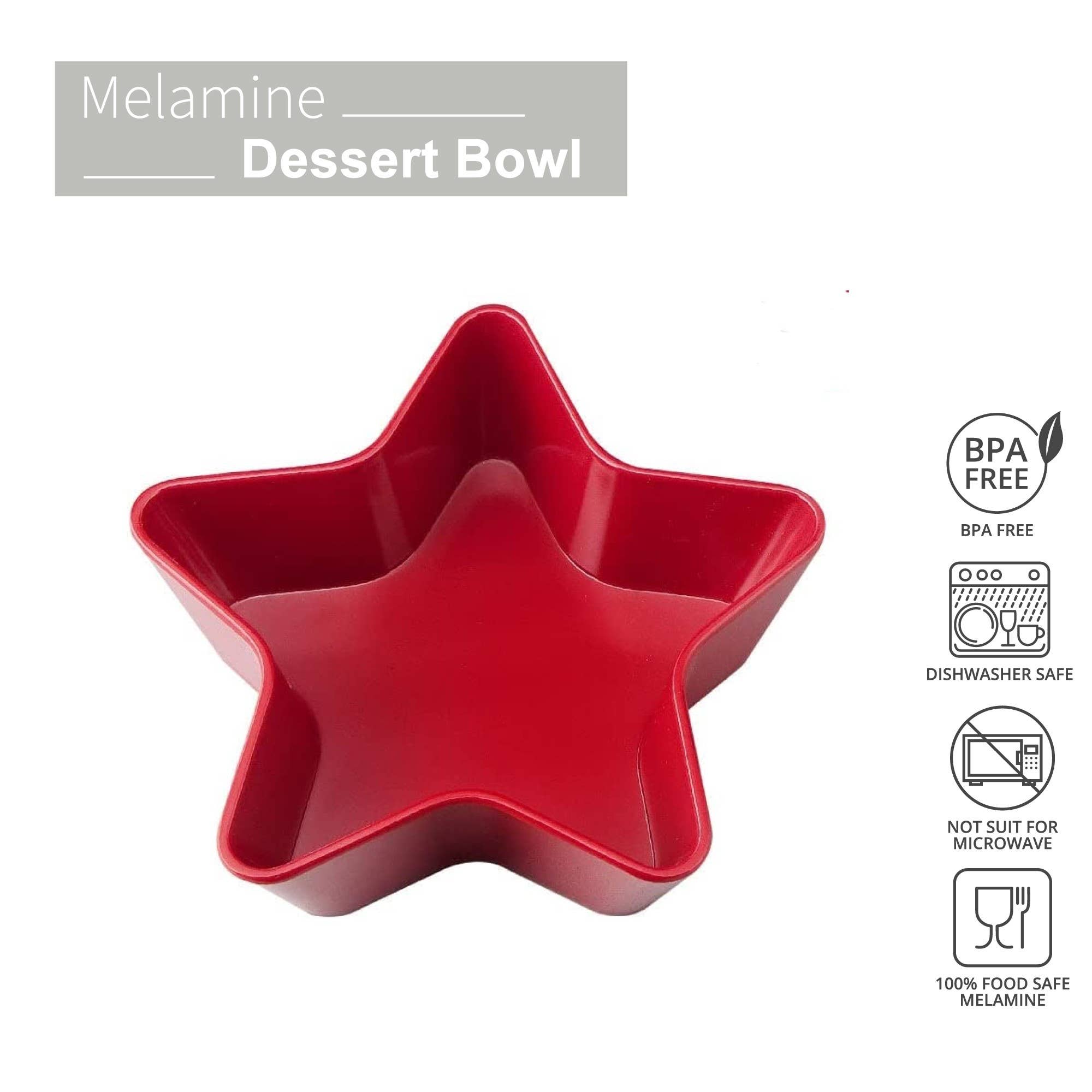 Patriotic Star Melamine 5 1/2" Bowl