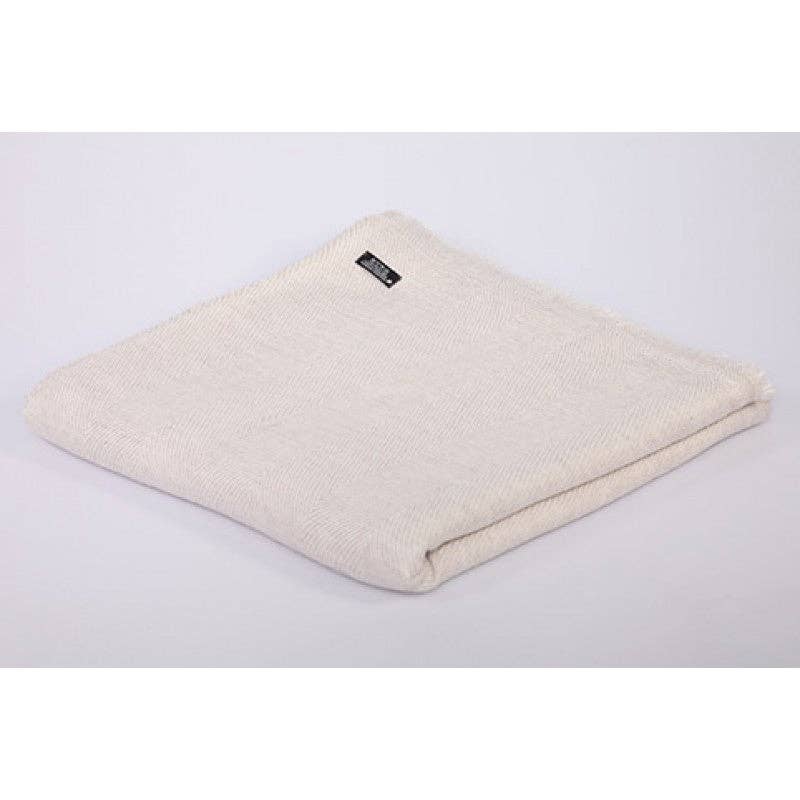 Herringbone Design Cashmere Blanket