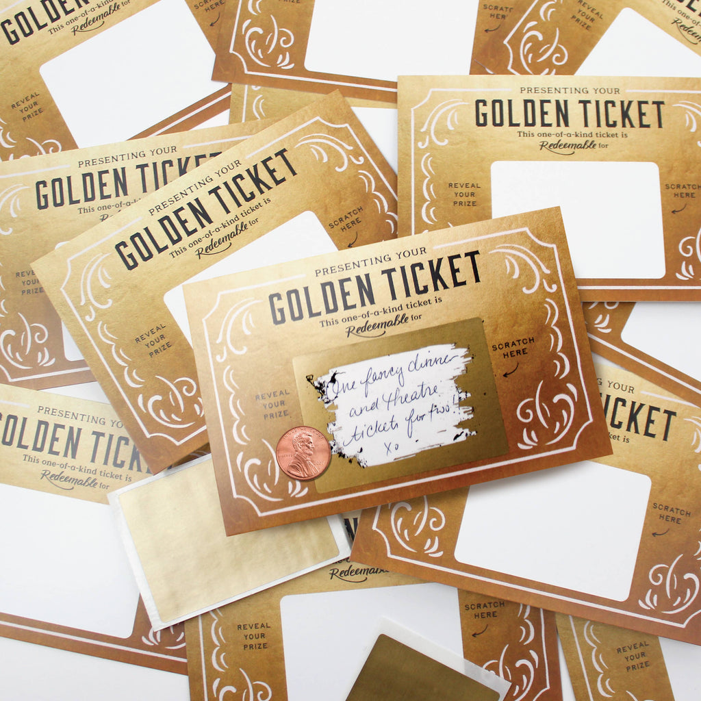 Golden Tickets - Box of 12