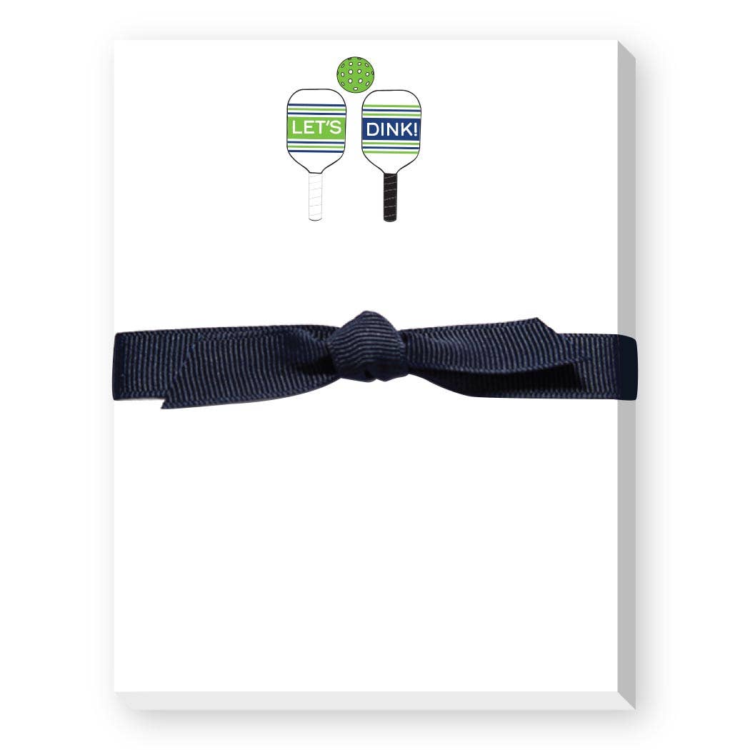 LET'S DINK PICKLEBALL MINI NOTEPAD