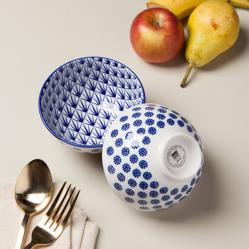 Blue Dots Bowl 4 inch