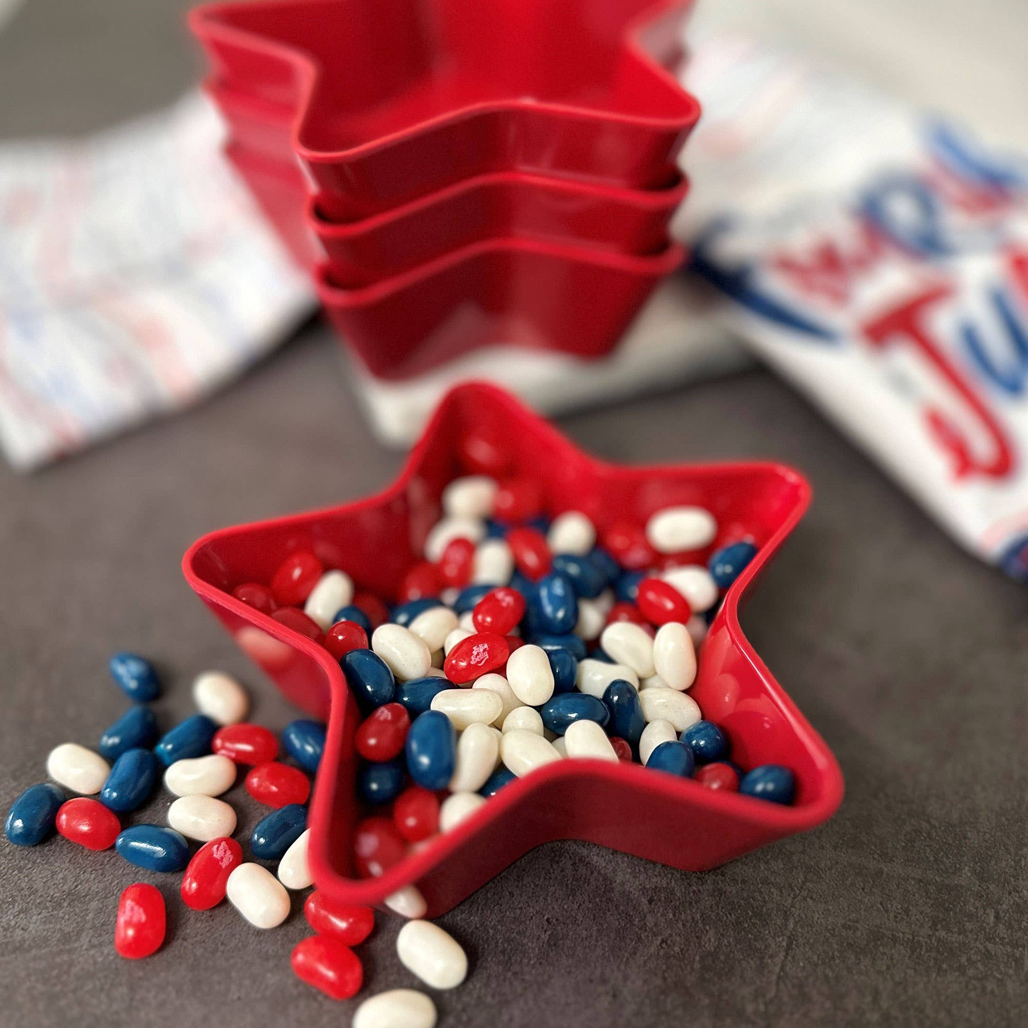 Patriotic Star Melamine 5 1/2" Bowl
