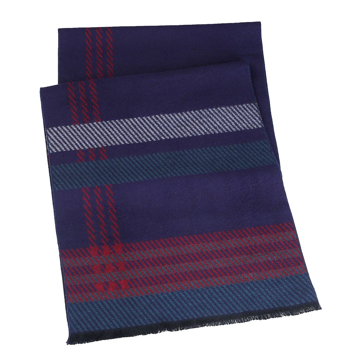 Mad Man - Noble Reversible Scarf | Men's Double-Sided Plaid Scarf