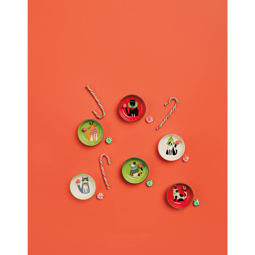 Danica Jubilee - Kitty Carol Christmas Pinch Bowls Set of 6