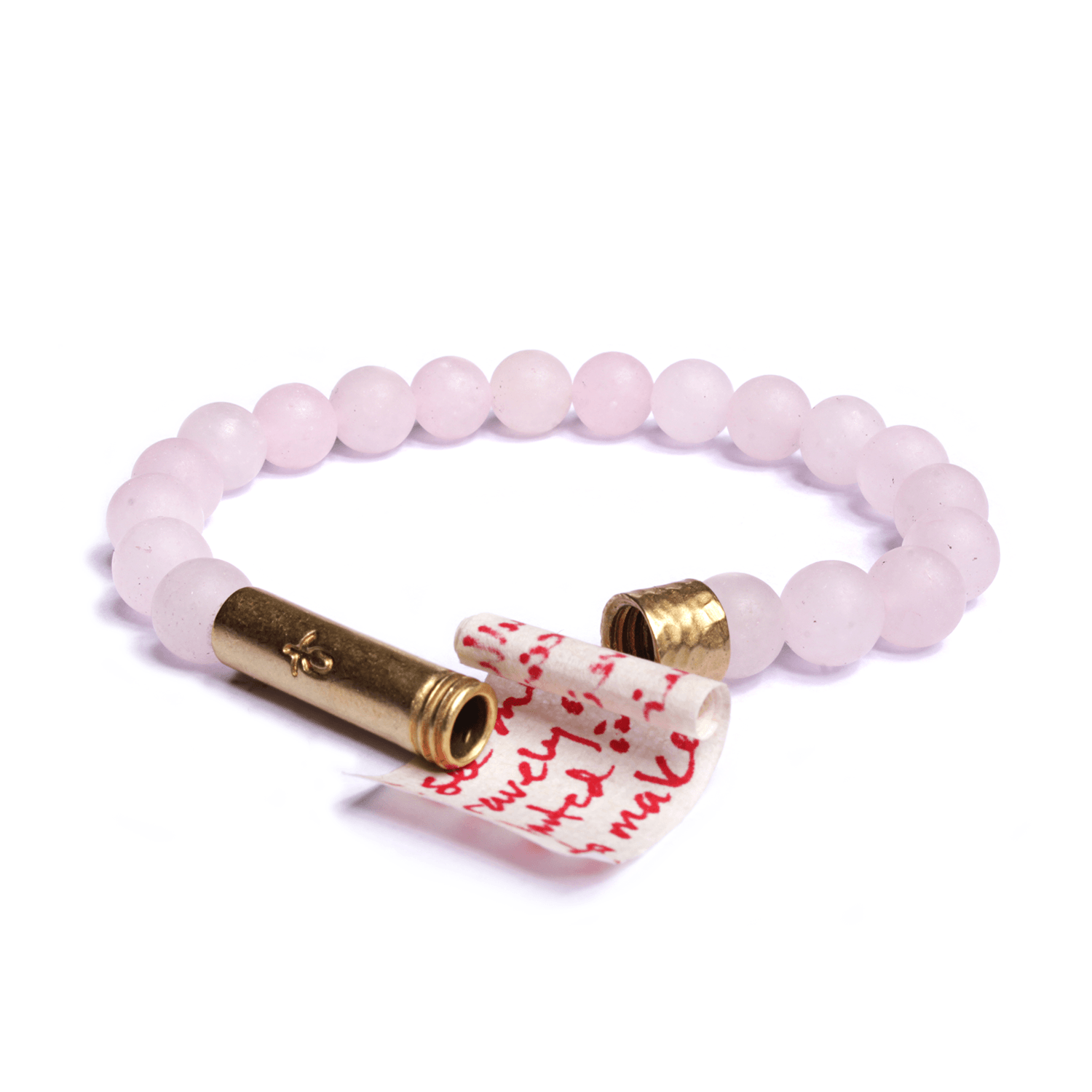 Rose Quartz Intention Bracelet- Wishbeads