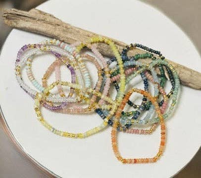 Linea Beaded Stretch Bracelet