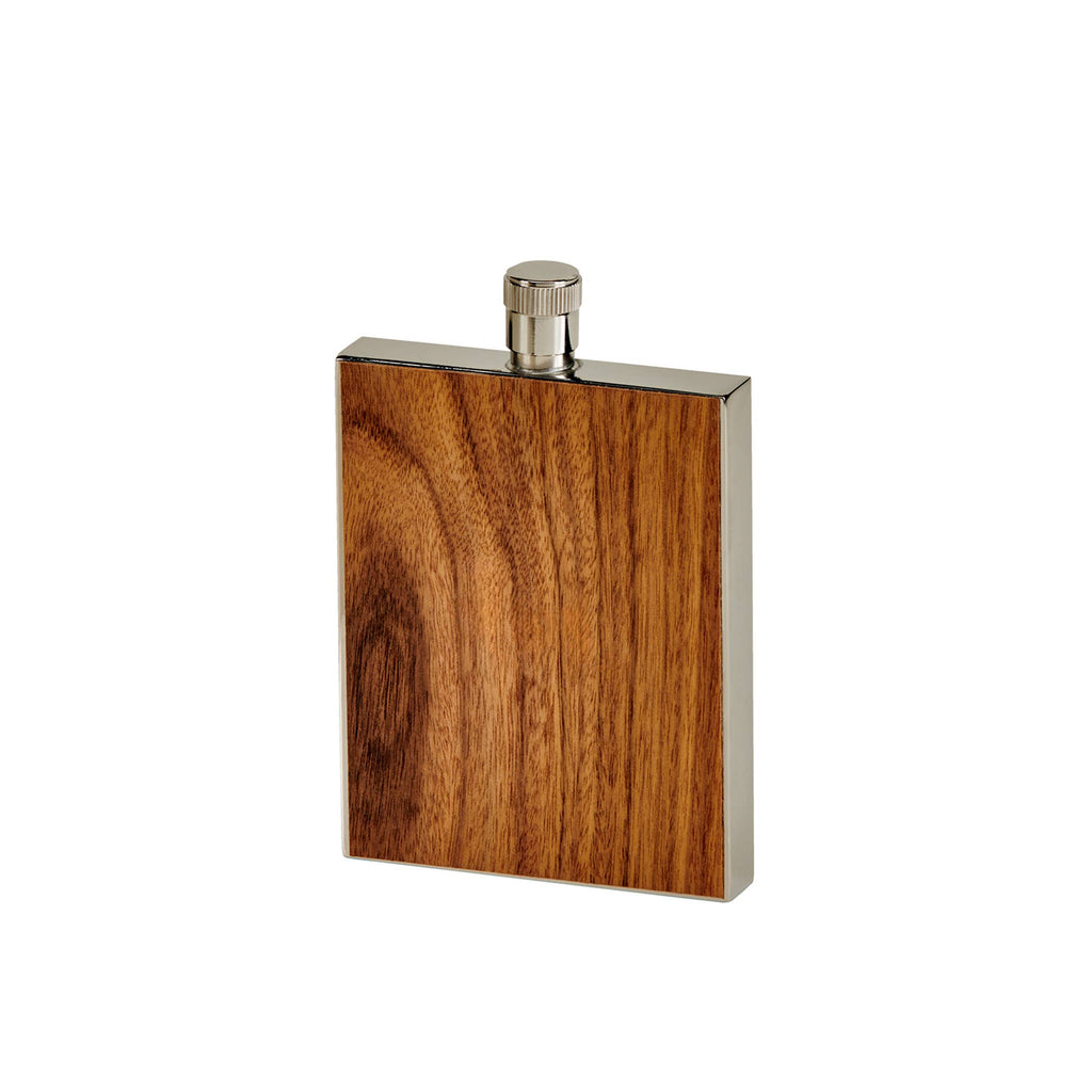 Creative Gifts International Inc. - Wood Grain Flask - 3 Oz