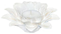 White  - Forever Floral Ceramic Tea Light Holder -