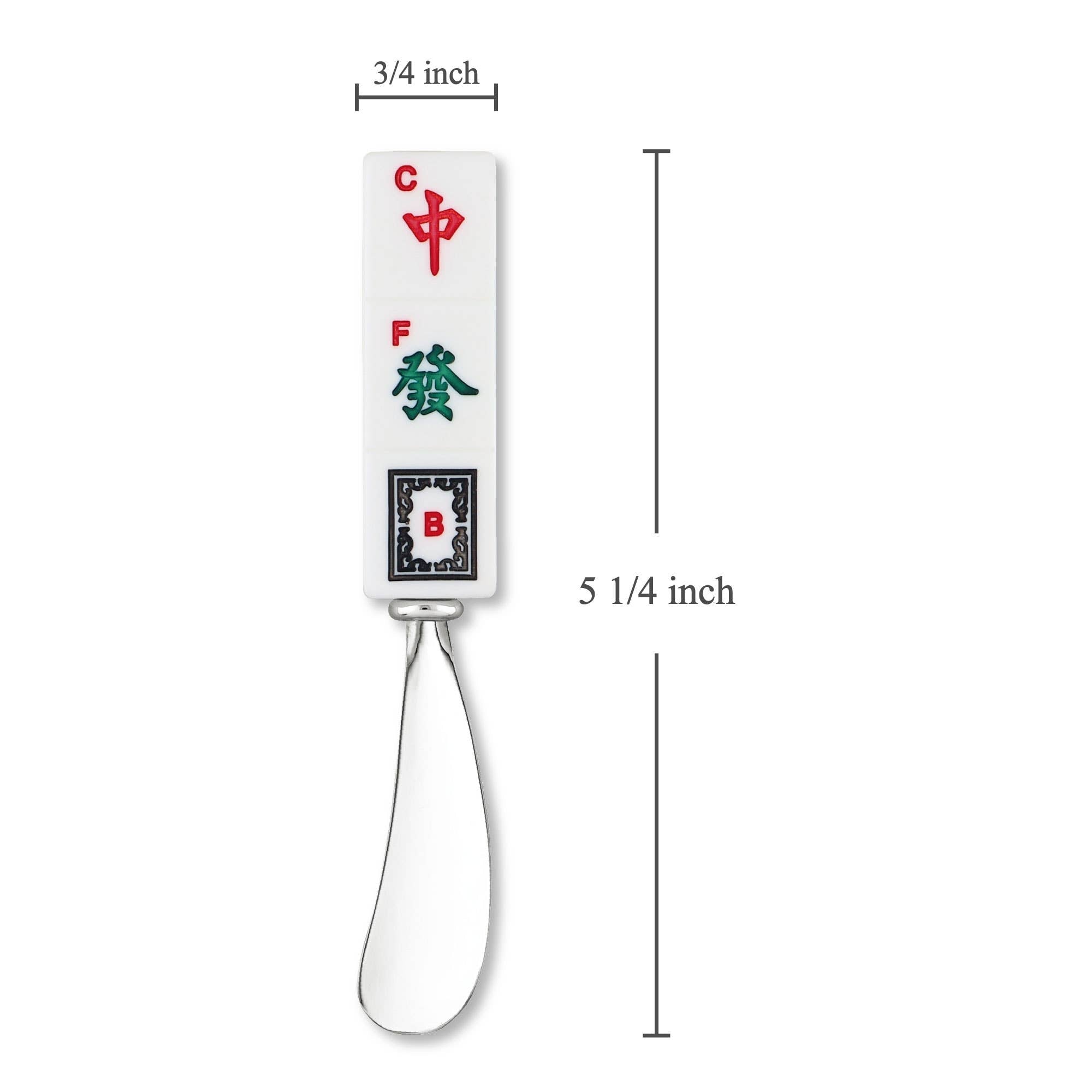 Honor Suits 2-Piece Mahjong Honor Suits Zinc Cheese Spreader