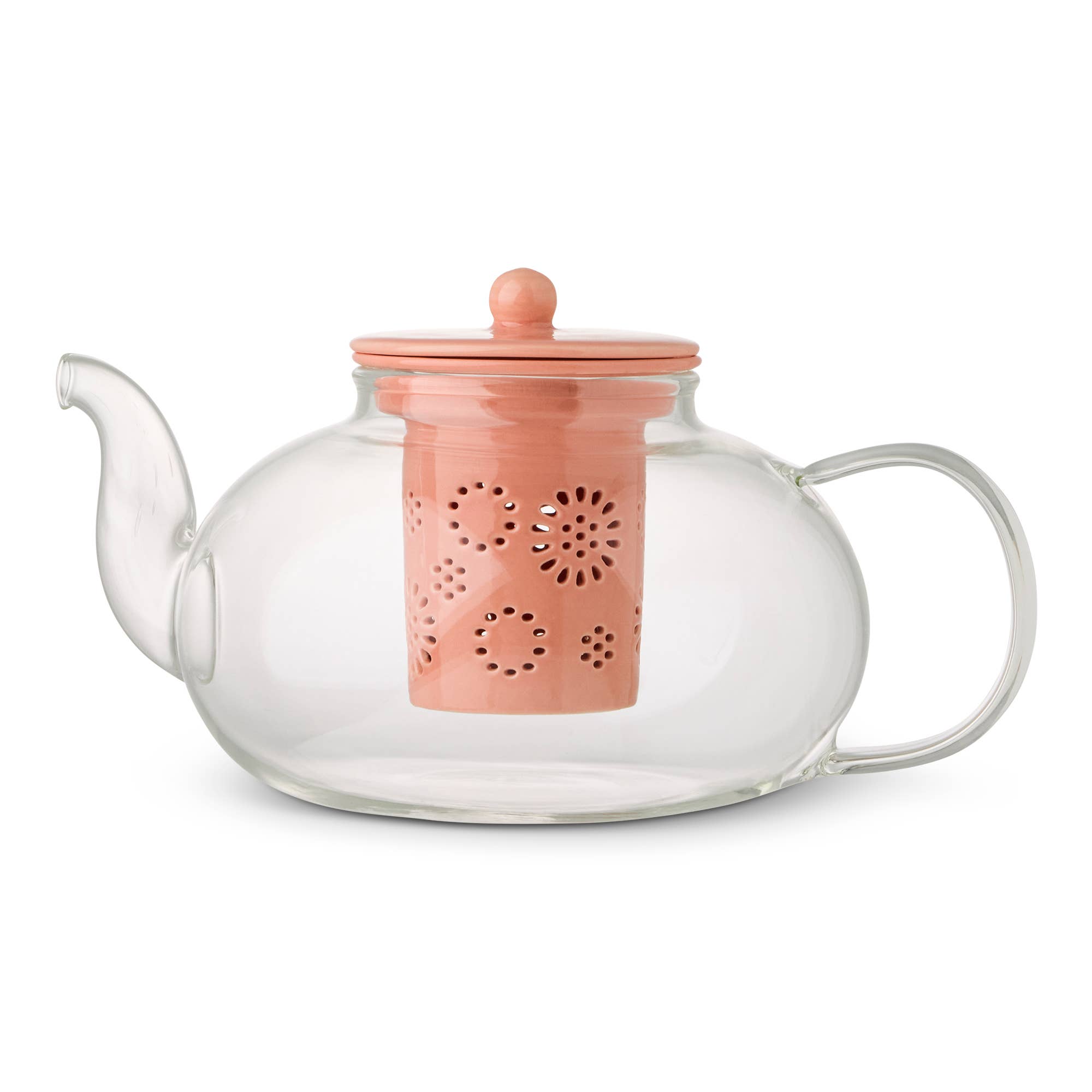 Ceramic/Glass Teapot 32oz and Mug Set - Pink -Core Home -