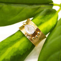 Baizaar - Moonstone Ripple Ring