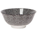 Black Geo Bowl 6 inch