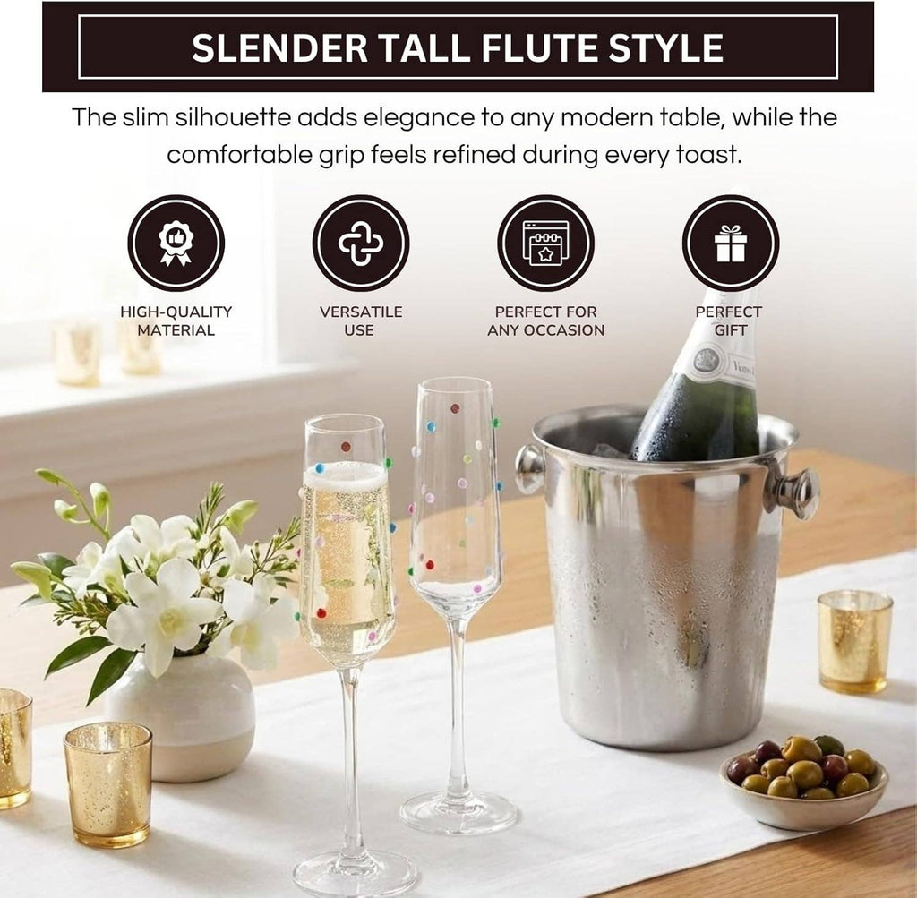 Confetti Champagne Flute