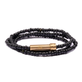 Black Seed Wrap Bracelet- -Wishbeads