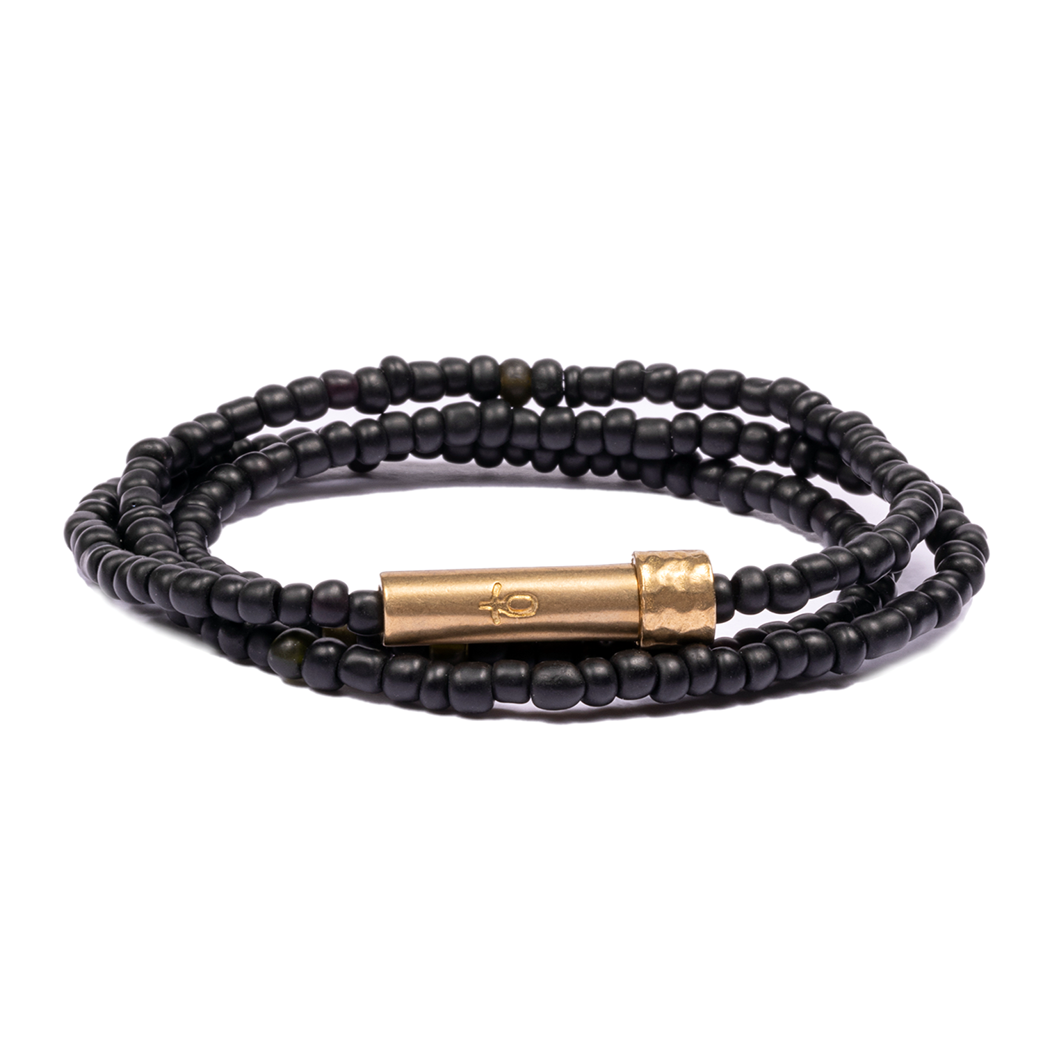 Black Seed Wrap Bracelet- -Wishbeads