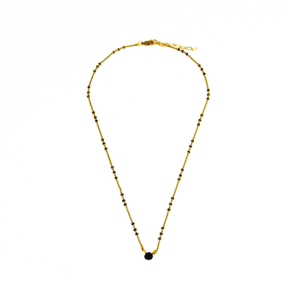 Gemstone Bauble Necklace