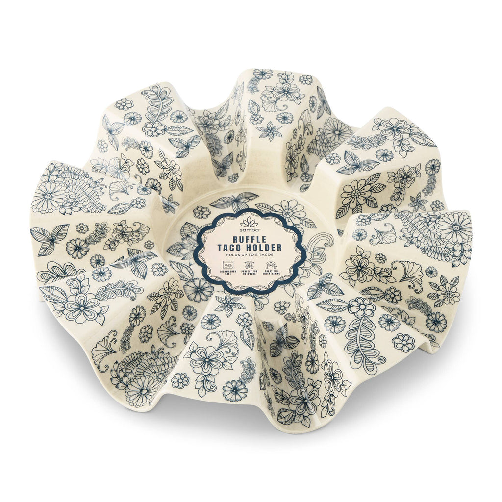 Ruffle Taco Holder - Global Floral