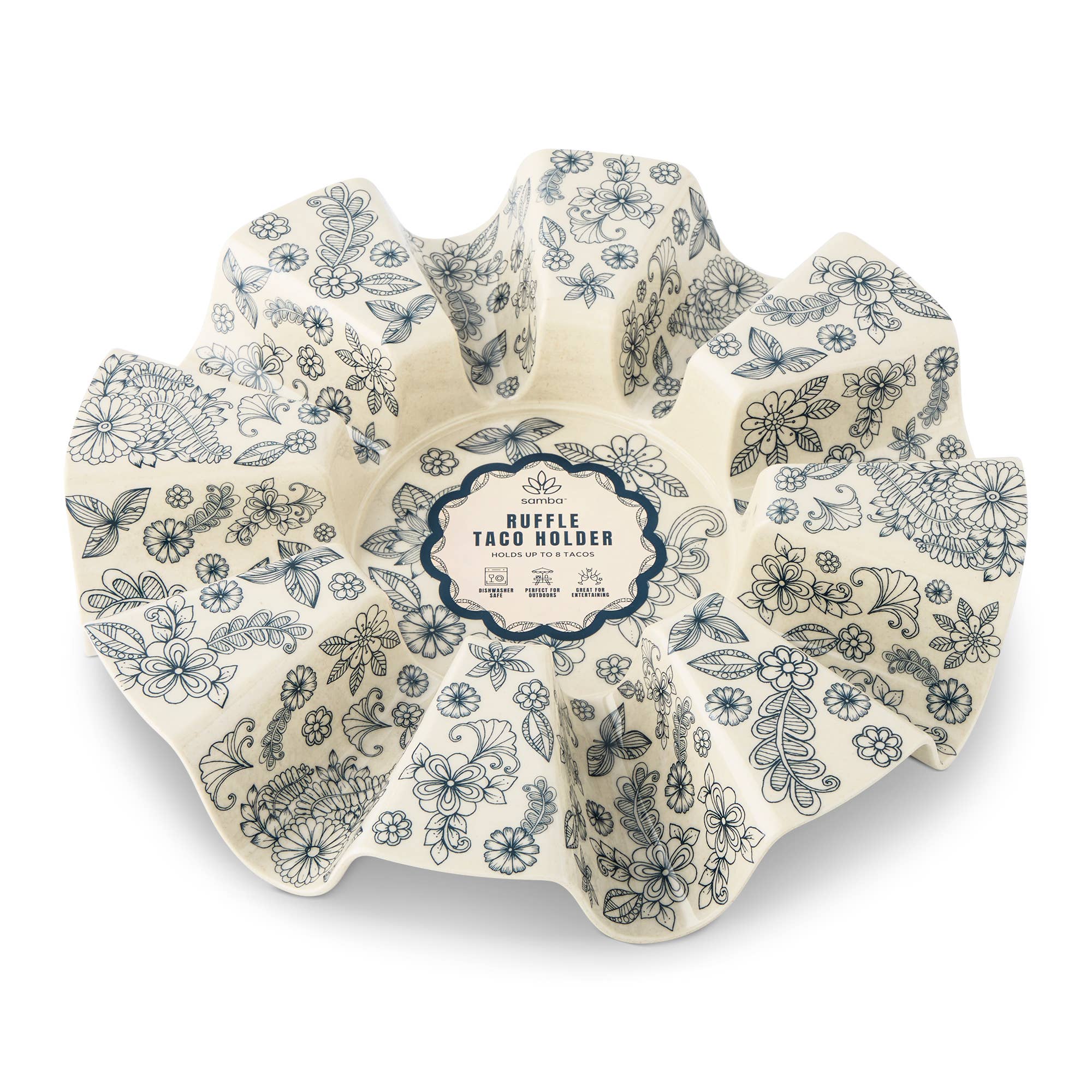 Ruffle Taco Holder - Global Floral