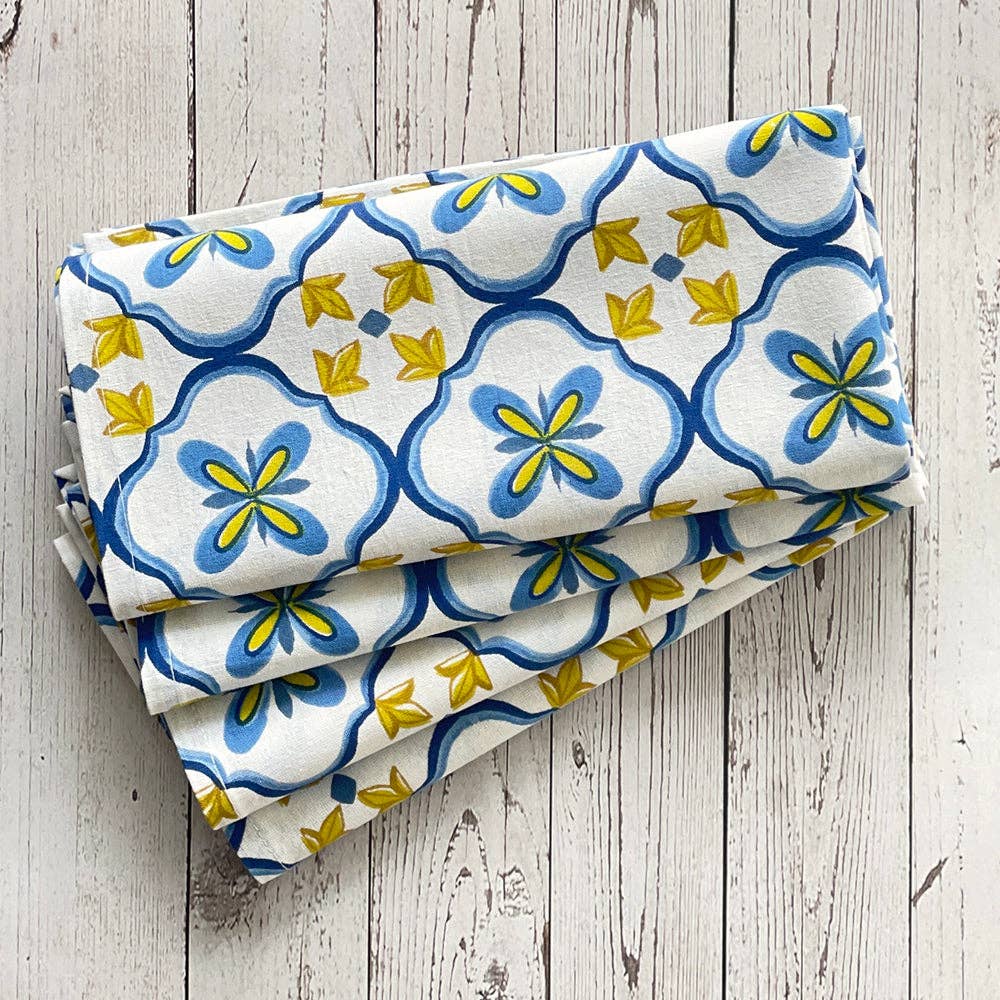 "Positano" (pattern) - Cloth Napkins -