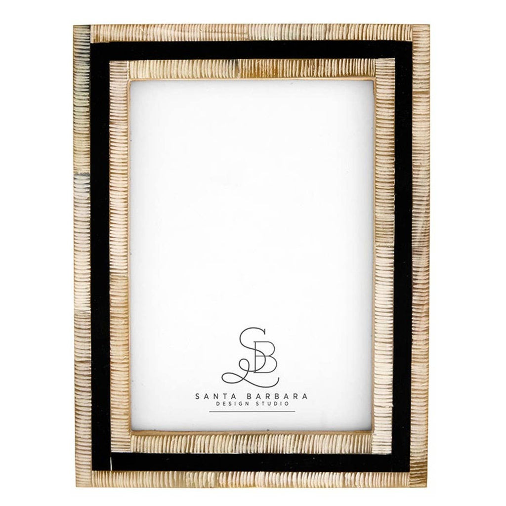 5 x 7 Horn Photo Frame - Bordered -
