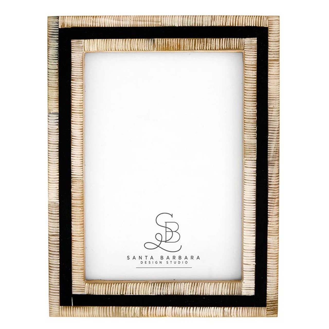 5 x 7 Horn Photo Frame - Bordered -