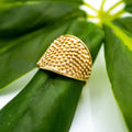 Baizaar - Brass Speckle Ring