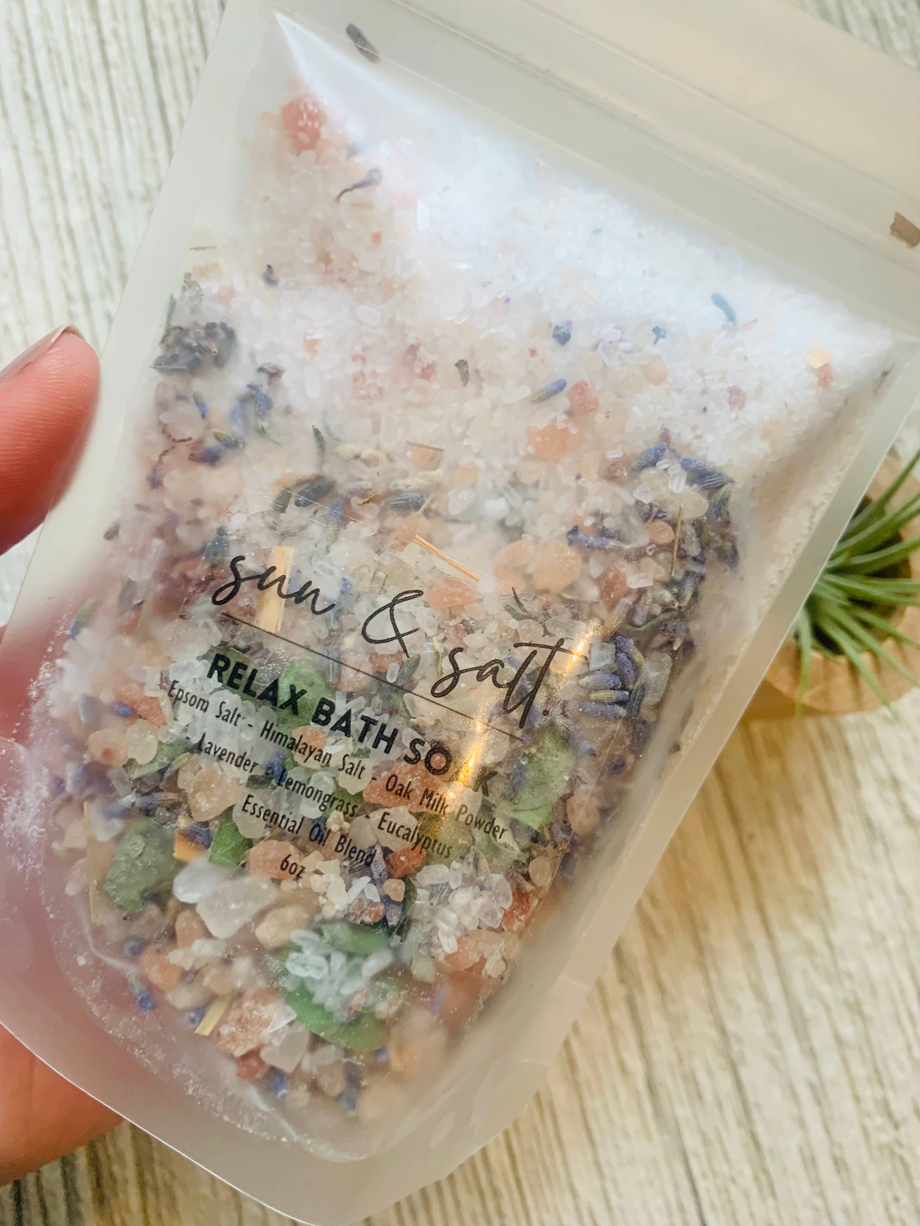 Relax Bath Soak- Bath Salt - Easter Stock -Lux&Lou -