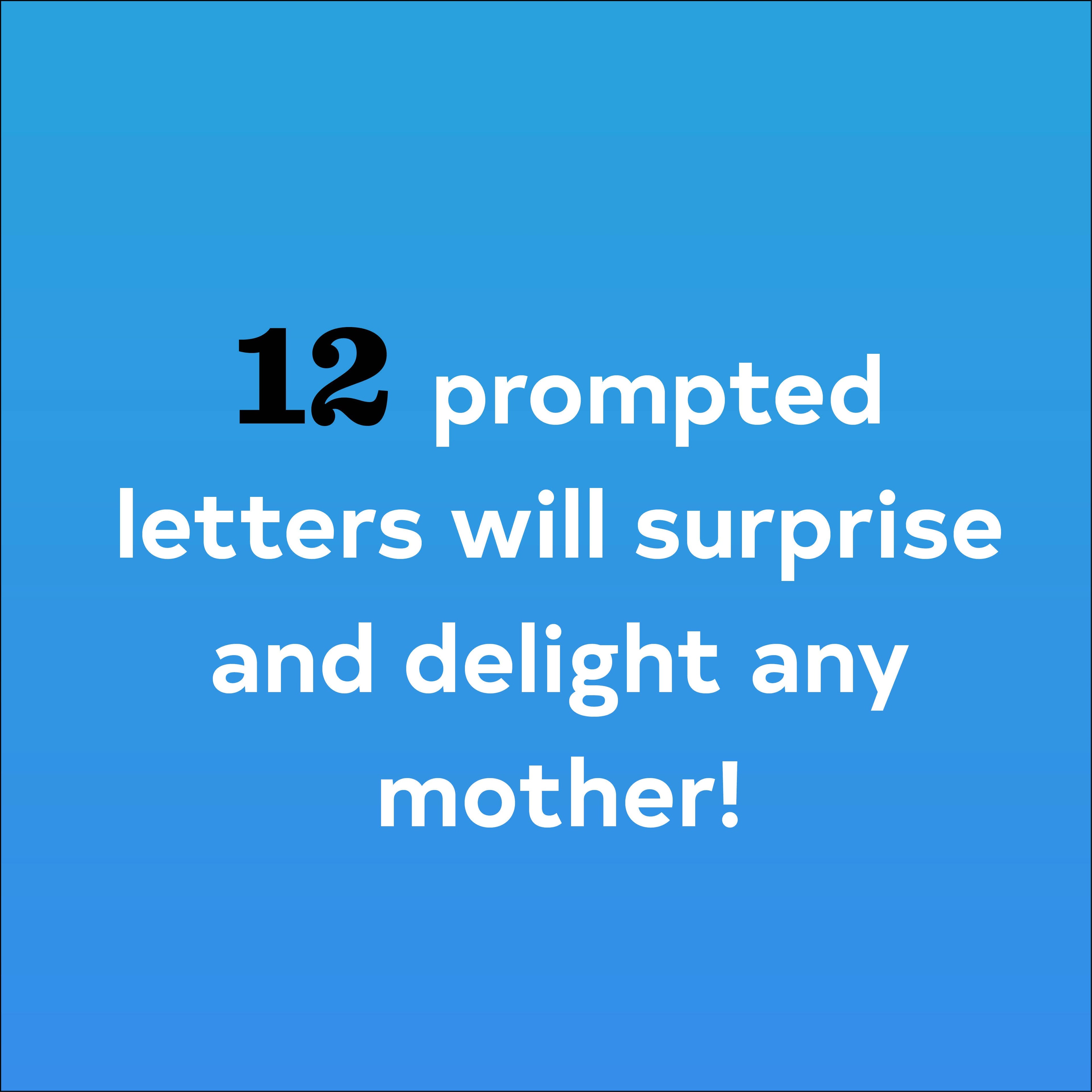 "Letters to My Mom" -Chronicle Books -