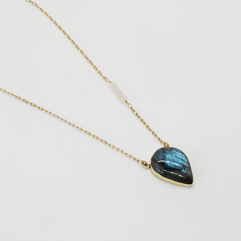 Labradorite Aura Necklace