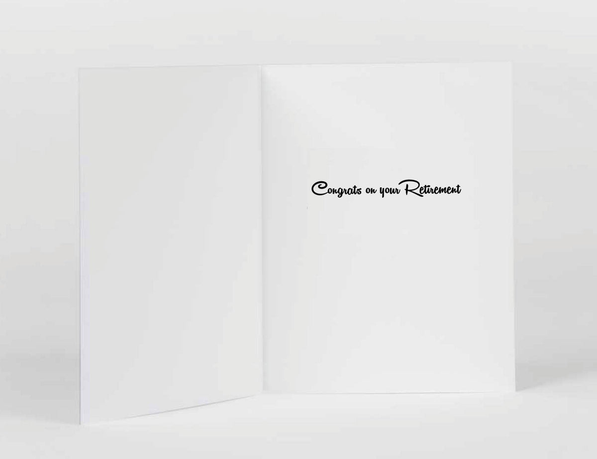 Quitter Retirement Greeting Card