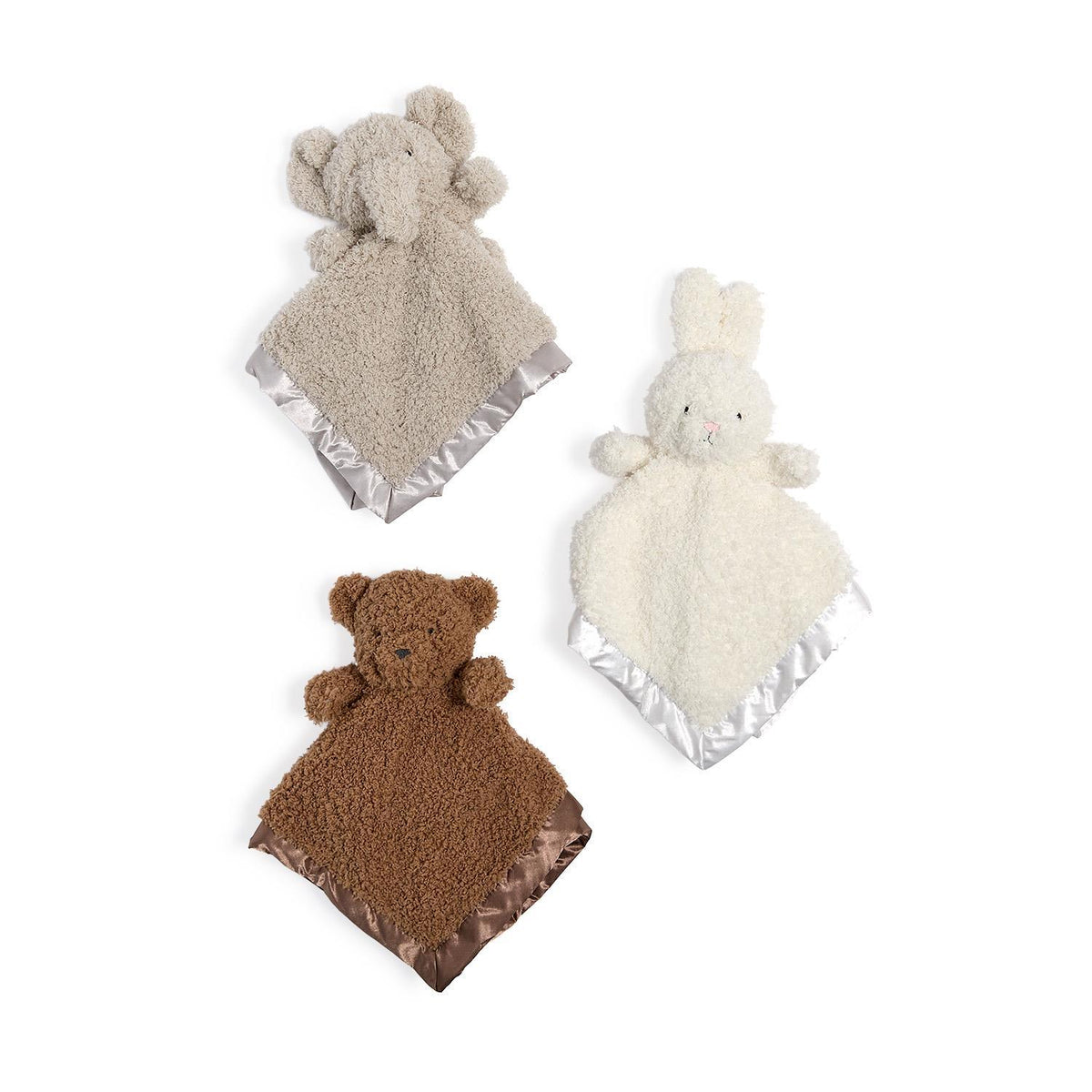 Super Soft Chenille Plush Animal Lovey Toy- 3 Designs