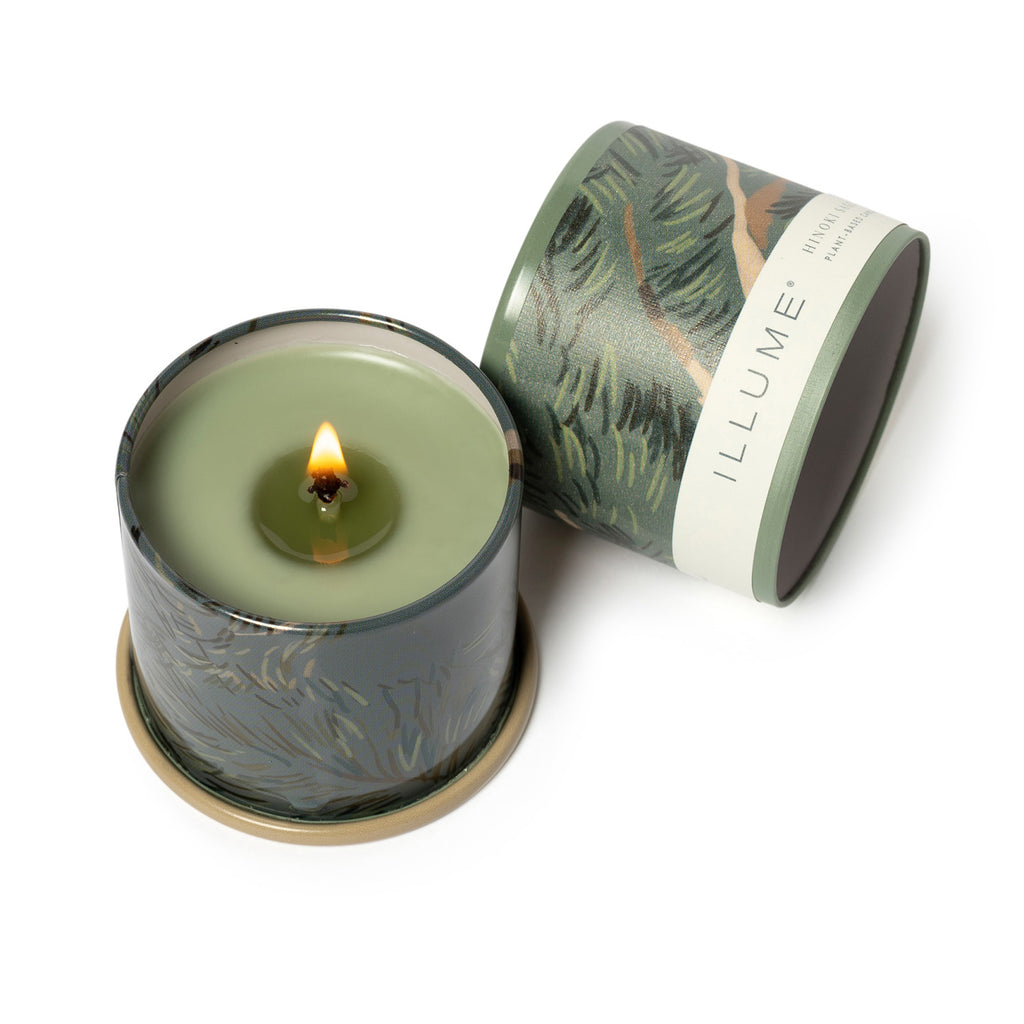 Hinoki Sage Demi Vanity Tin Illume Candle