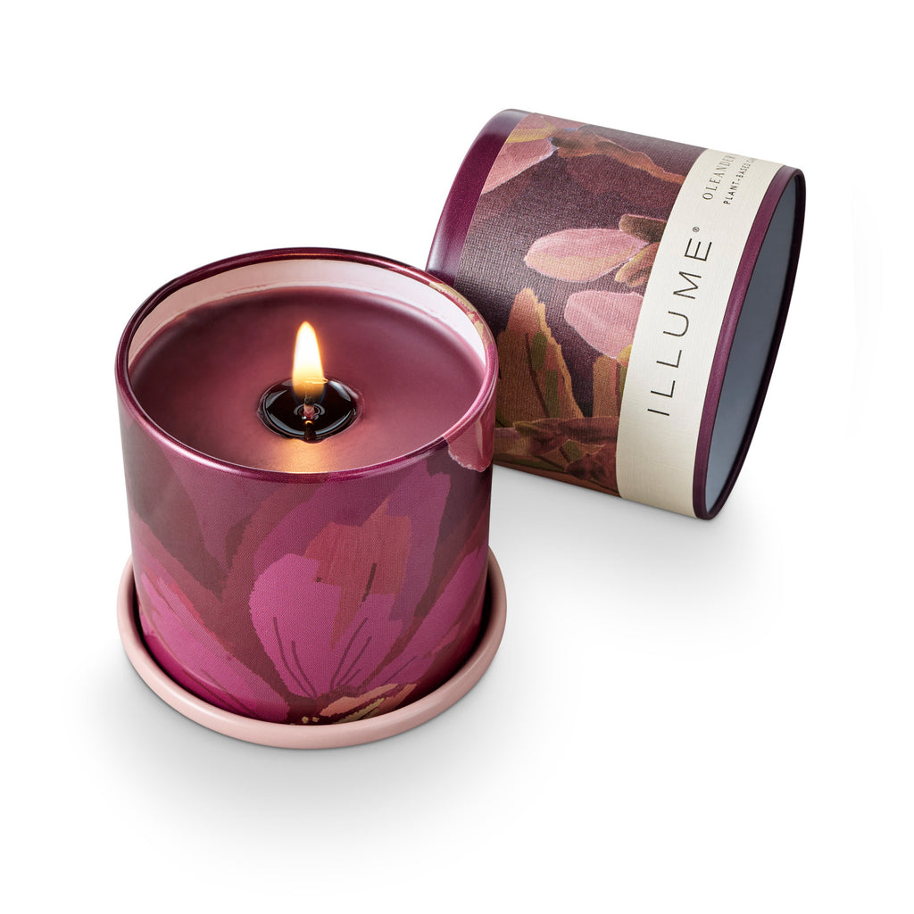 Oleander Oak Demi Vanity Tin Illume Candle
