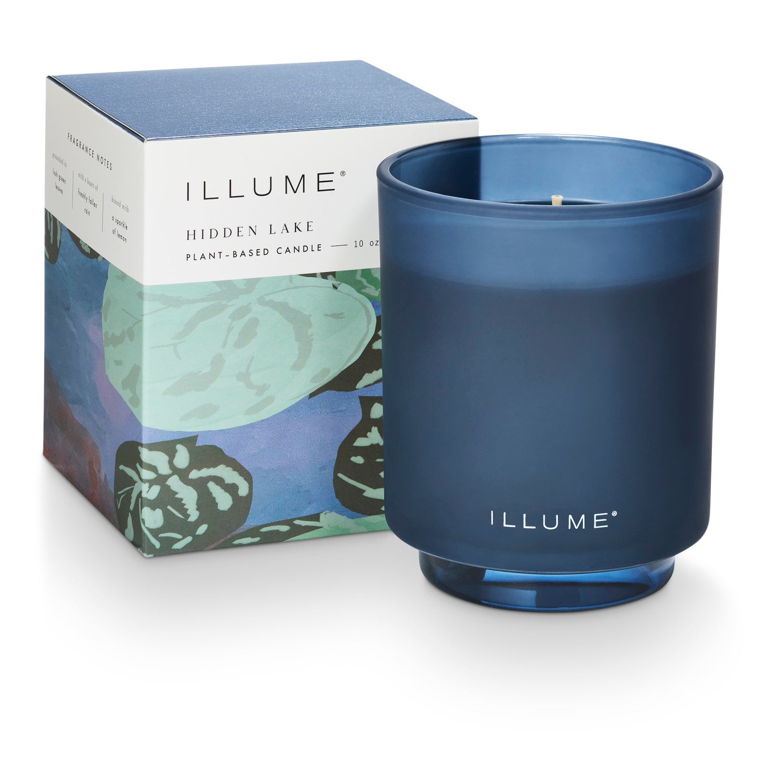 Hidden Lake Boxed Glass Illume Candle