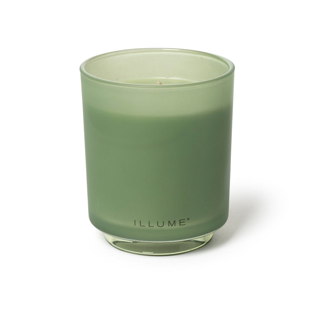 Hinoki Sage Boxed Glass Illume Candle