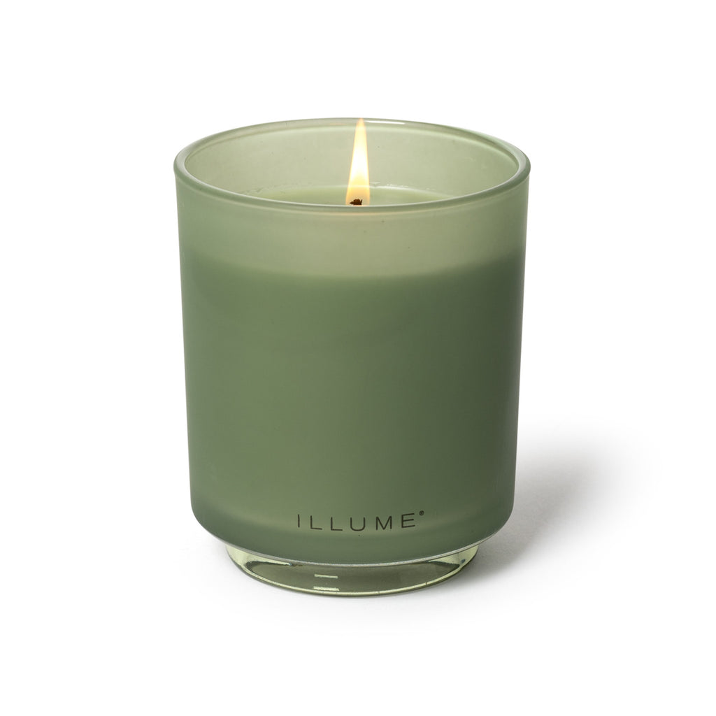 Hinoki Sage Boxed Glass Illume Candle