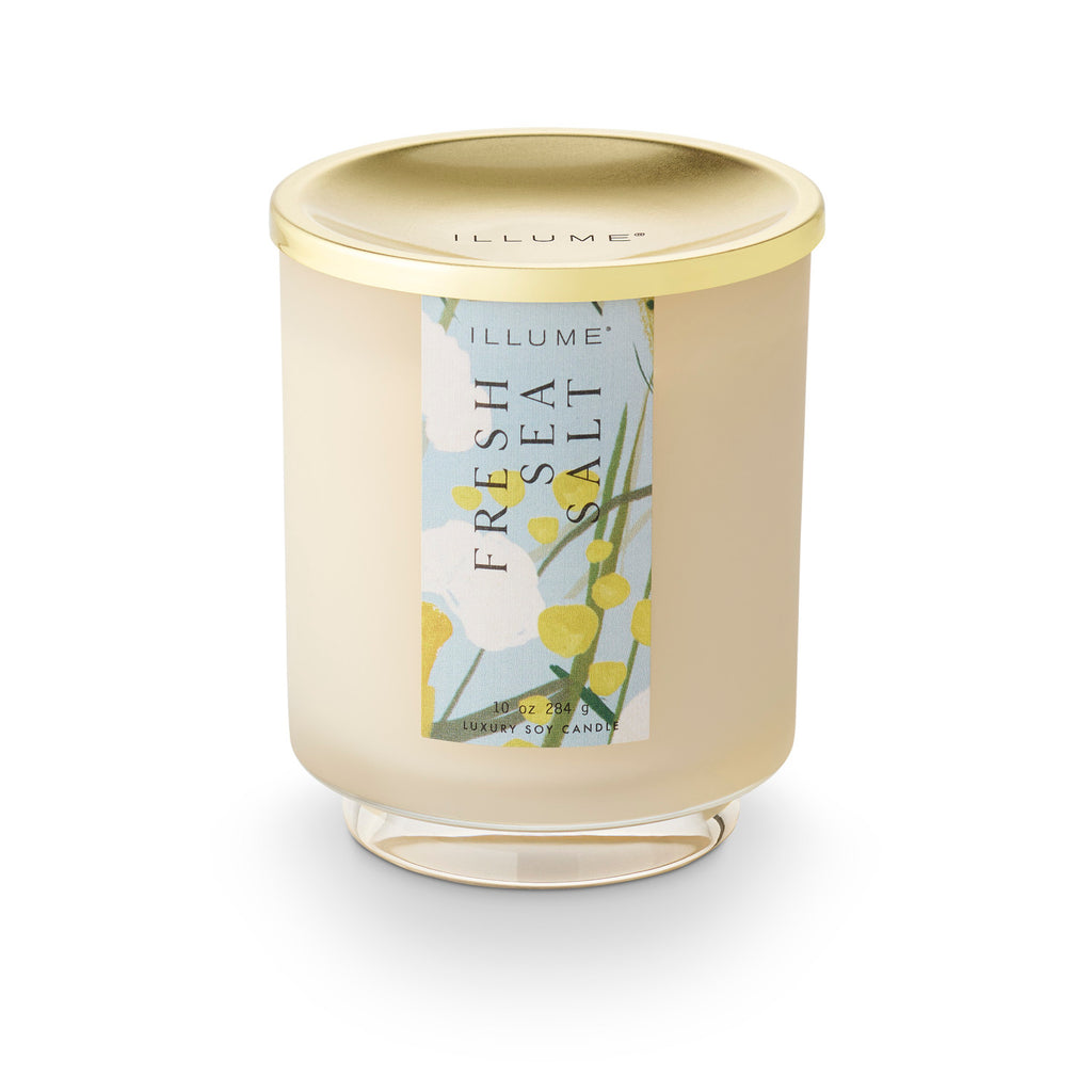 Fresh Sea Salt Signature Glass Illume Candle