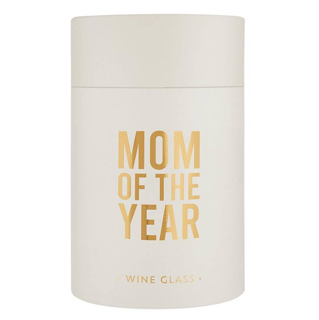 Mom of the Year - Stemless Wine Glass -