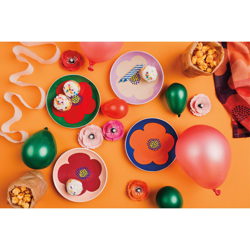 Poppy Appetizer Plates Assorted