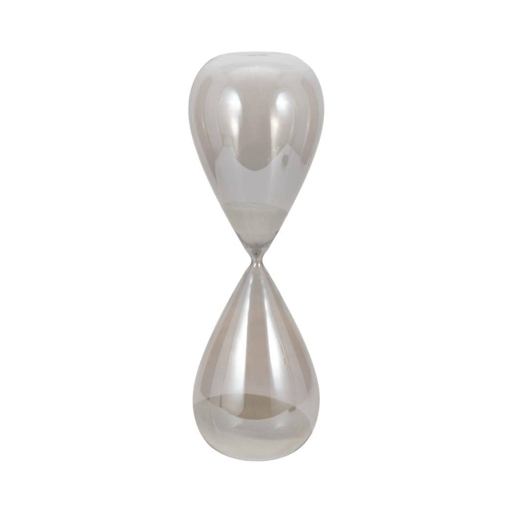 Large Teardrop Silhouette Hourglass - Grey, 20 in.