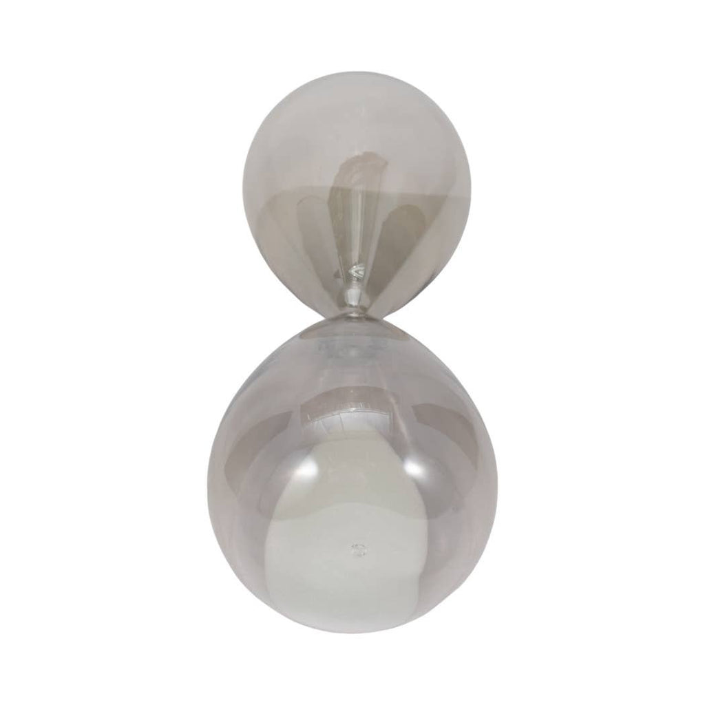Large Teardrop Silhouette Hourglass - Grey, 20 in.