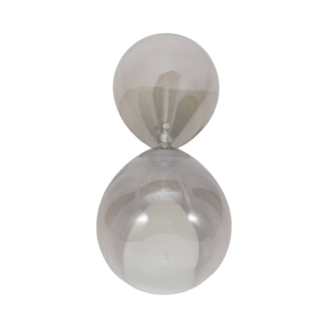 Large Teardrop Silhouette Hourglass - Grey, 20 in.