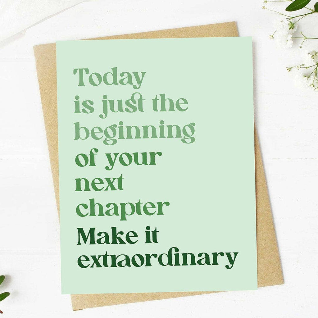Today is just the beginning Graduation Card