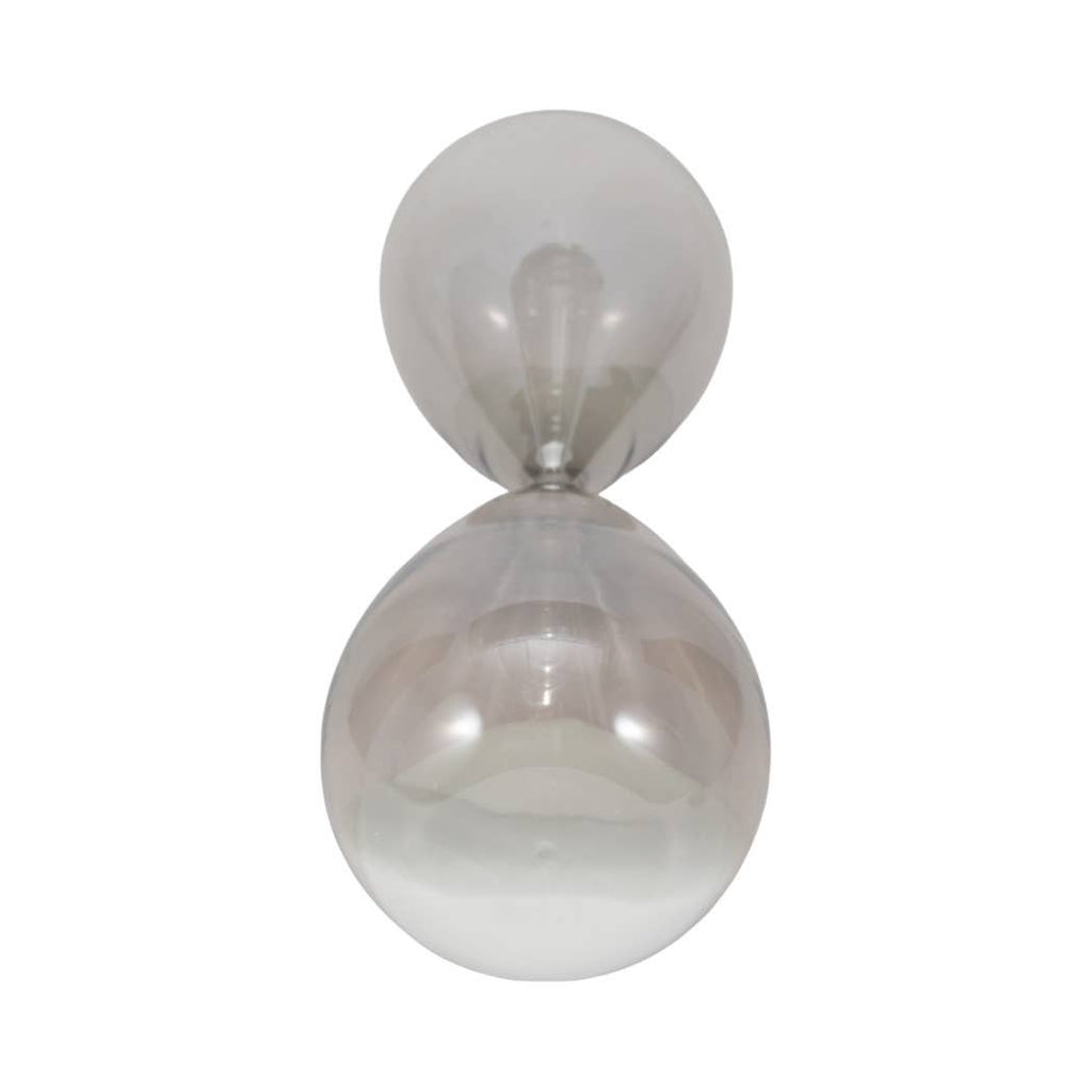Large Teardrop Silhouette Hourglass - Grey, 20 in.