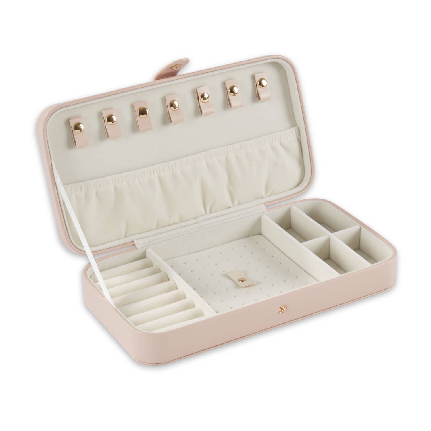Isla Multi-Compartment Travel Jewelry Case